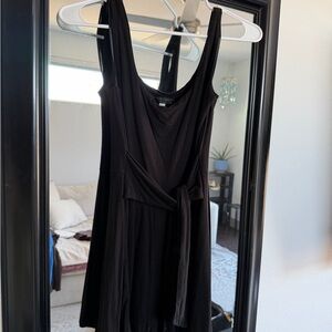 Elegant Black Sleeveless romper